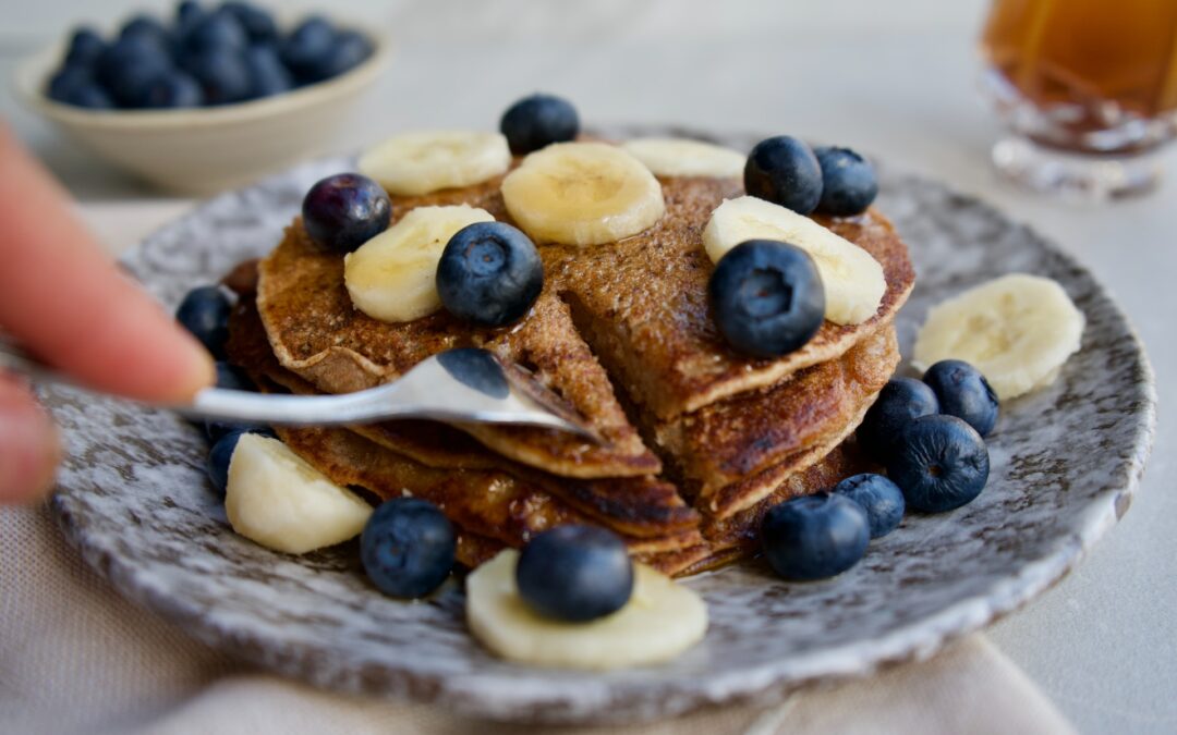 Protein and Blueberry Pancakes